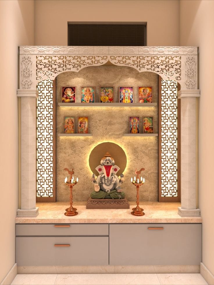 Mandir Design shri swami art